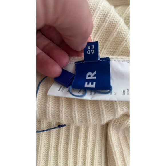 ADER ERROR BNWOT 2020 RUNWAY CROPPED CARDIGAN SWEATER M - Picture 14 of 16